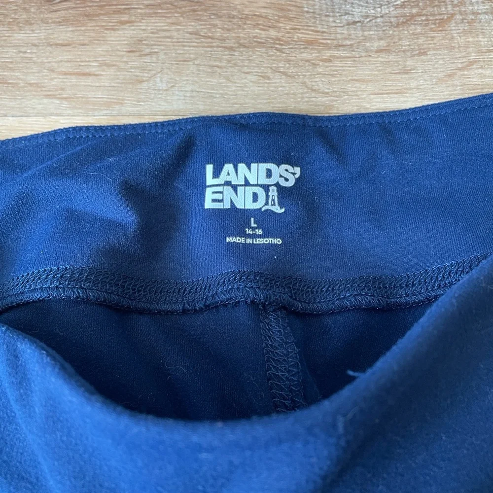 Lands' End Women's Active 5 Pocket Shorts Size L 14-16 - Picture 2 of 8